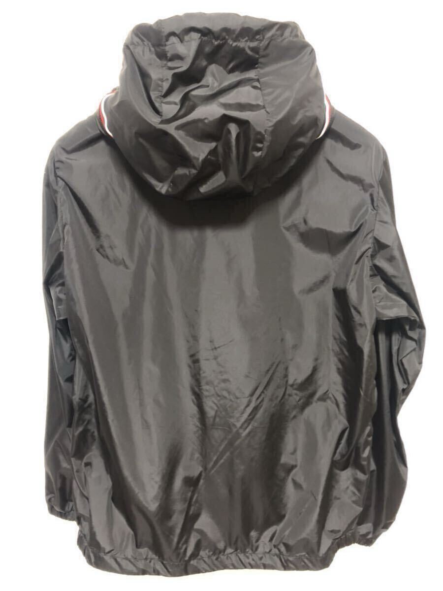未使用 MONCLER GRIMPEURS モンクレール ジャケット ナイロン パーカー 4 正規品 モンクレールジャパン フード ブラックトリコロール_画像8