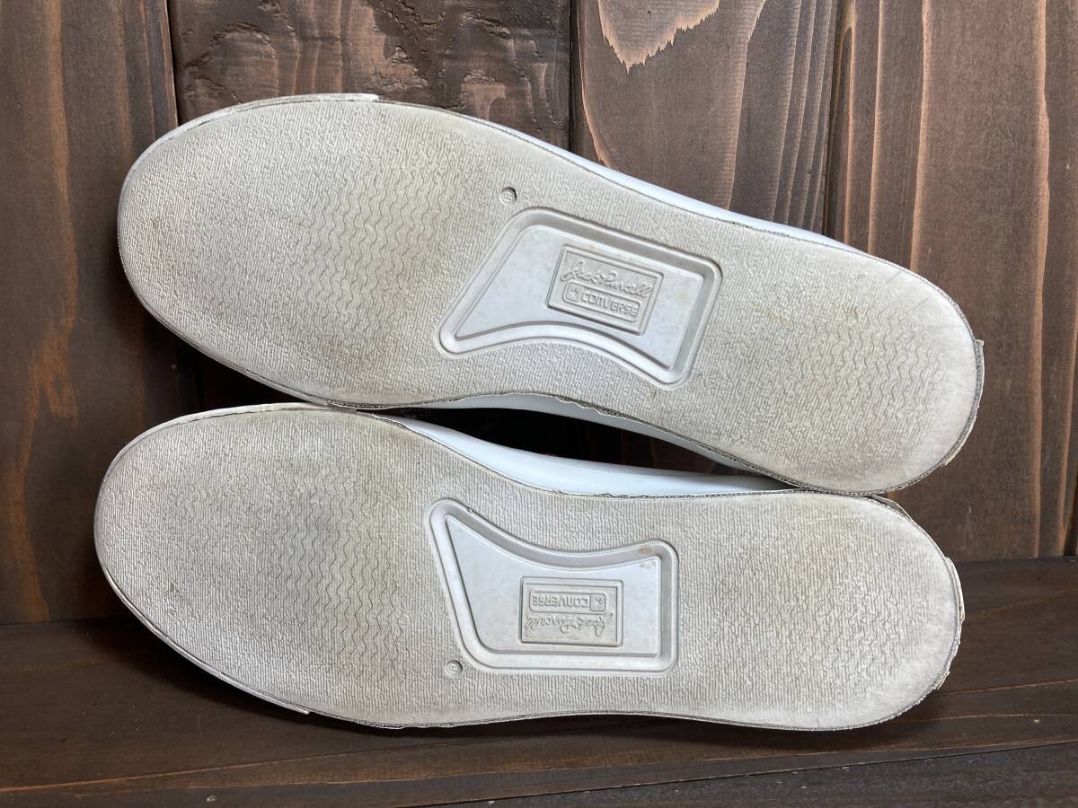 ★Converse コンバース × BRANIFF コラボ JACK PURCELL ジャック パーセル 赤 レッド 7.5インチ 26.0cm Used 検 ブラニフ カートコバーン_画像2