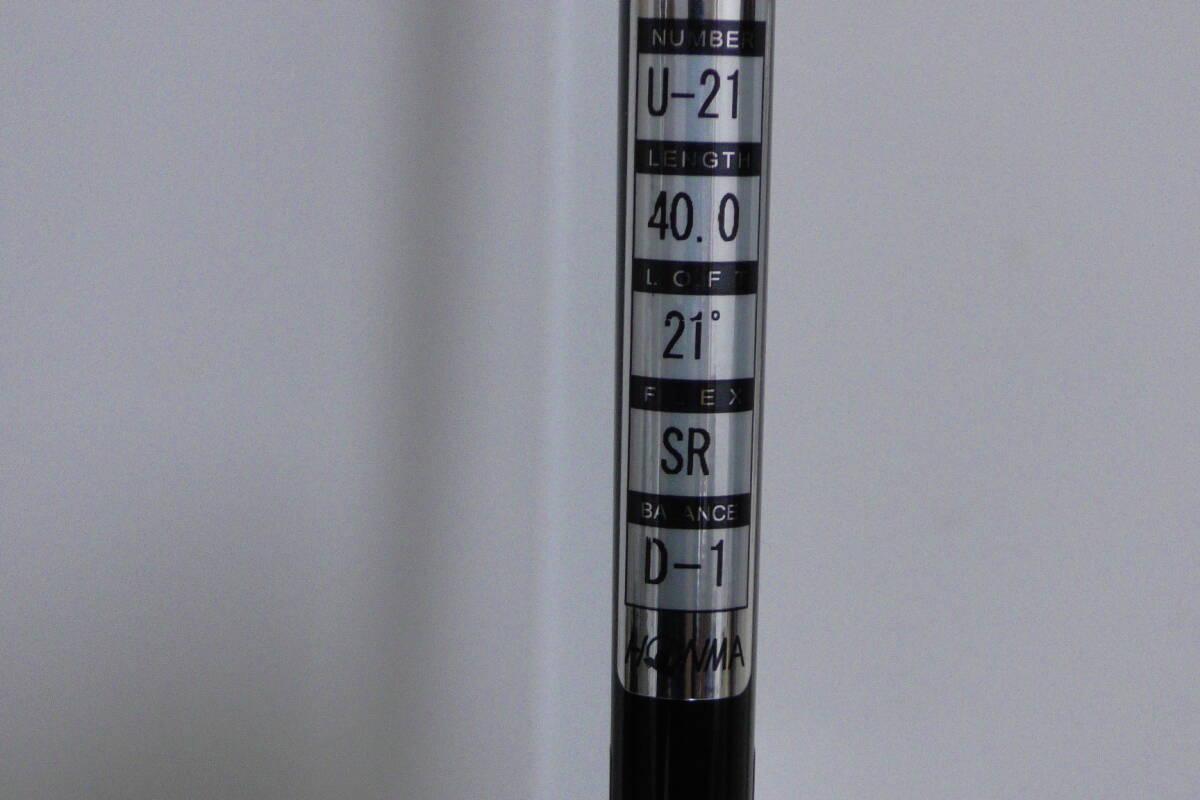 新品 送料無料 ホンマ ツアーワールド GS 4UT(21°) SR SPEED TUNED 48 (定価:33,000円) 本間 HONMA UT ユーティリティ_画像7