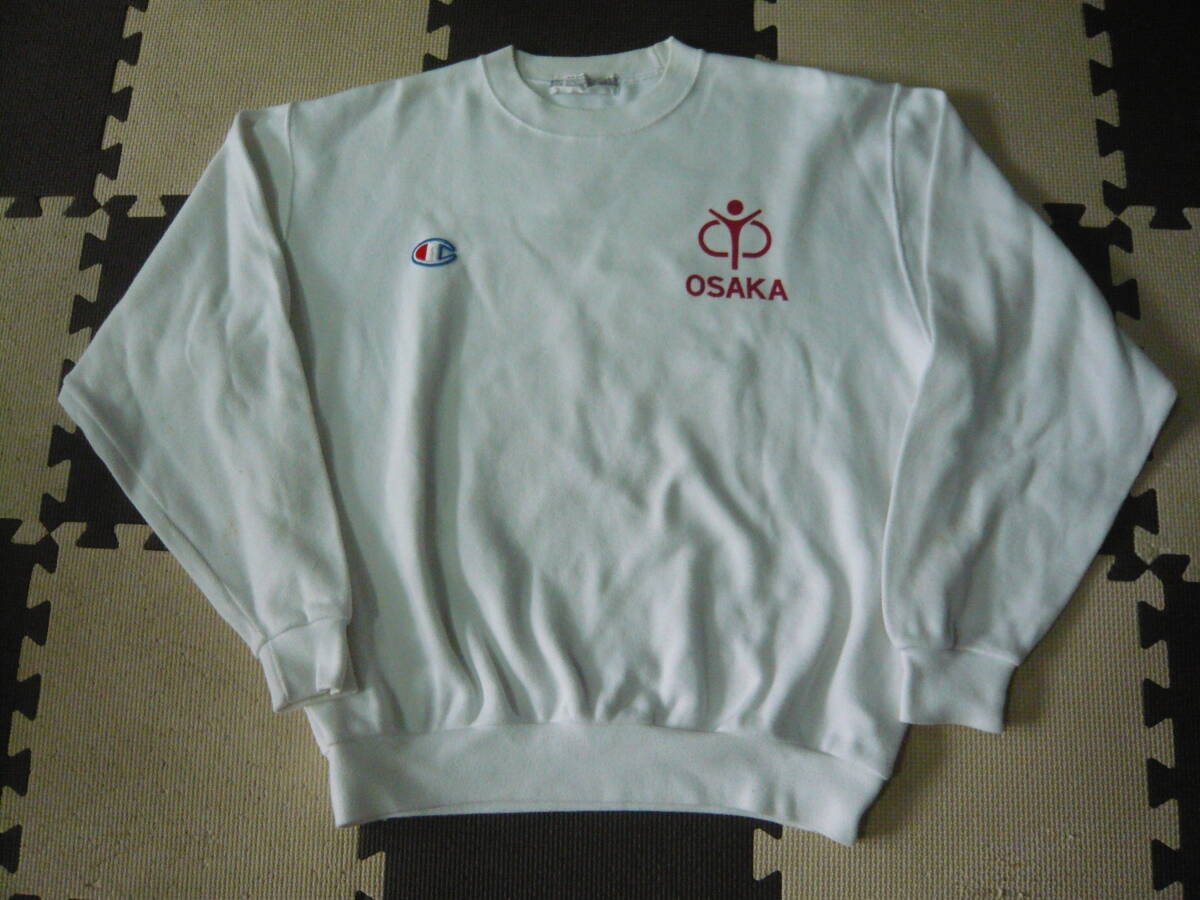 Champion Products OSAKA TRACK&FIELD 大阪 陸上競技大会 記念プルオーバー トレーナー スェットシャツ L 日本製ゴールドウイン_画像1