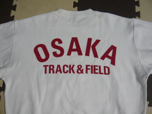Champion Products OSAKA TRACK&FIELD 大阪 陸上競技大会 記念プルオーバー トレーナー スェットシャツ L 日本製ゴールドウイン_画像8