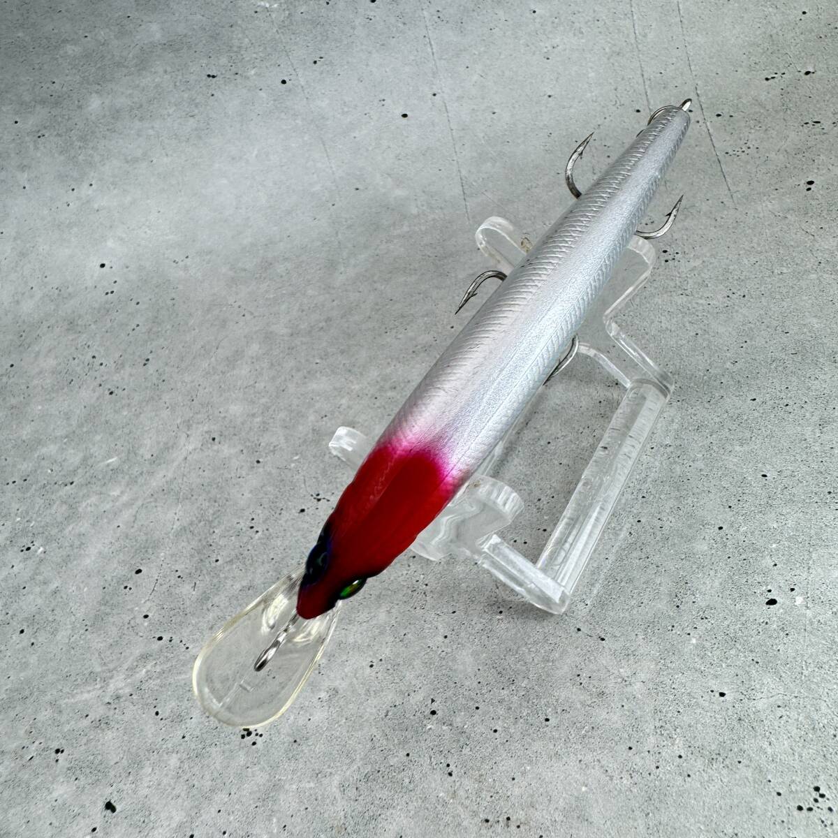 ■ザウルスSAURUS■レックスミディアムディープ 90mm M-Deep 9cm レッドヘッドシルバー_画像2