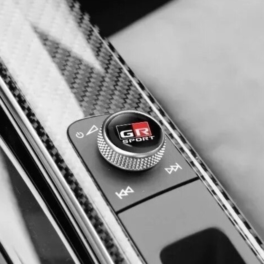 GR SPORT TOYOTA GAZOO Racing トヨタ ガズー レーシング 3D クリスタルエンブレム 15mm 鍵穴マーク 鍵穴隠し キーレス 内装 TRD g_画像4