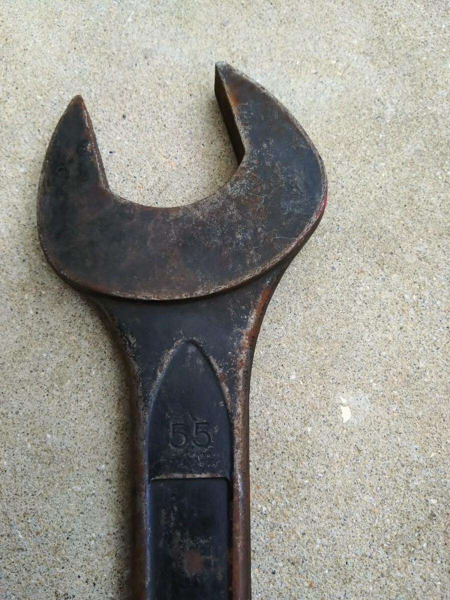 Asahi одна сторона . гаечный ключ ключ большой гаечный ключ 55 тяжелое оборудование обслуживание б/у товар