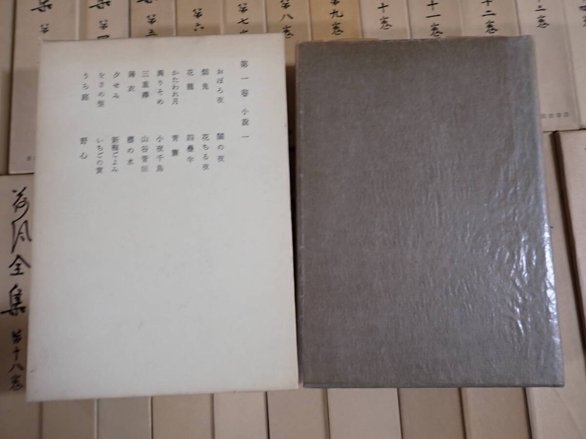CWё 荷風全集 全29巻 全巻セット 岩波書店 全巻月報付き まとめて29冊セット_画像2