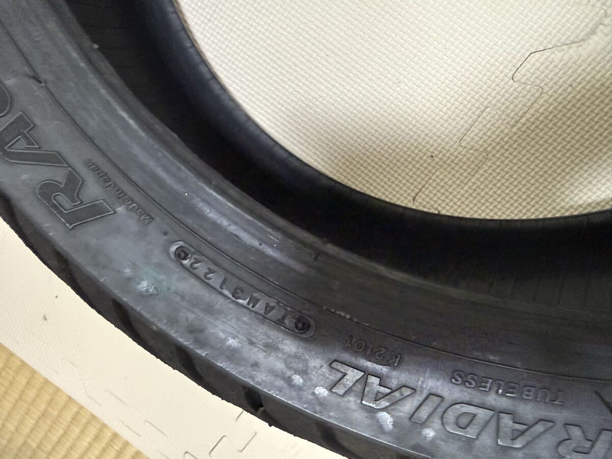 BRIDGESTONE RACING BATTLAX W01 前後セット 120/70R17・180/60R17 サーキット走行40分使用 レインタイヤ 前後セット ブリヂストン _画像4