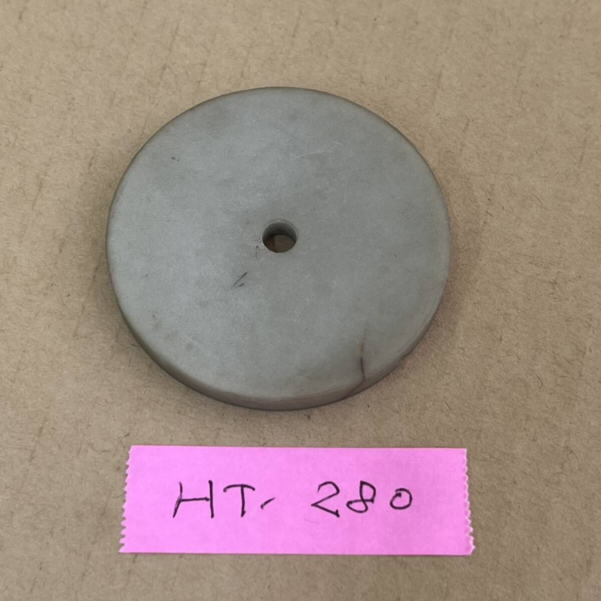 ★★ 希少!★★ 未使用品!★★ ハードアルカンサス 天然石 ★★ MADE IN USA ★★ 50パイ X 厚み5 X 穴径5 ★★ HT-280_画像5