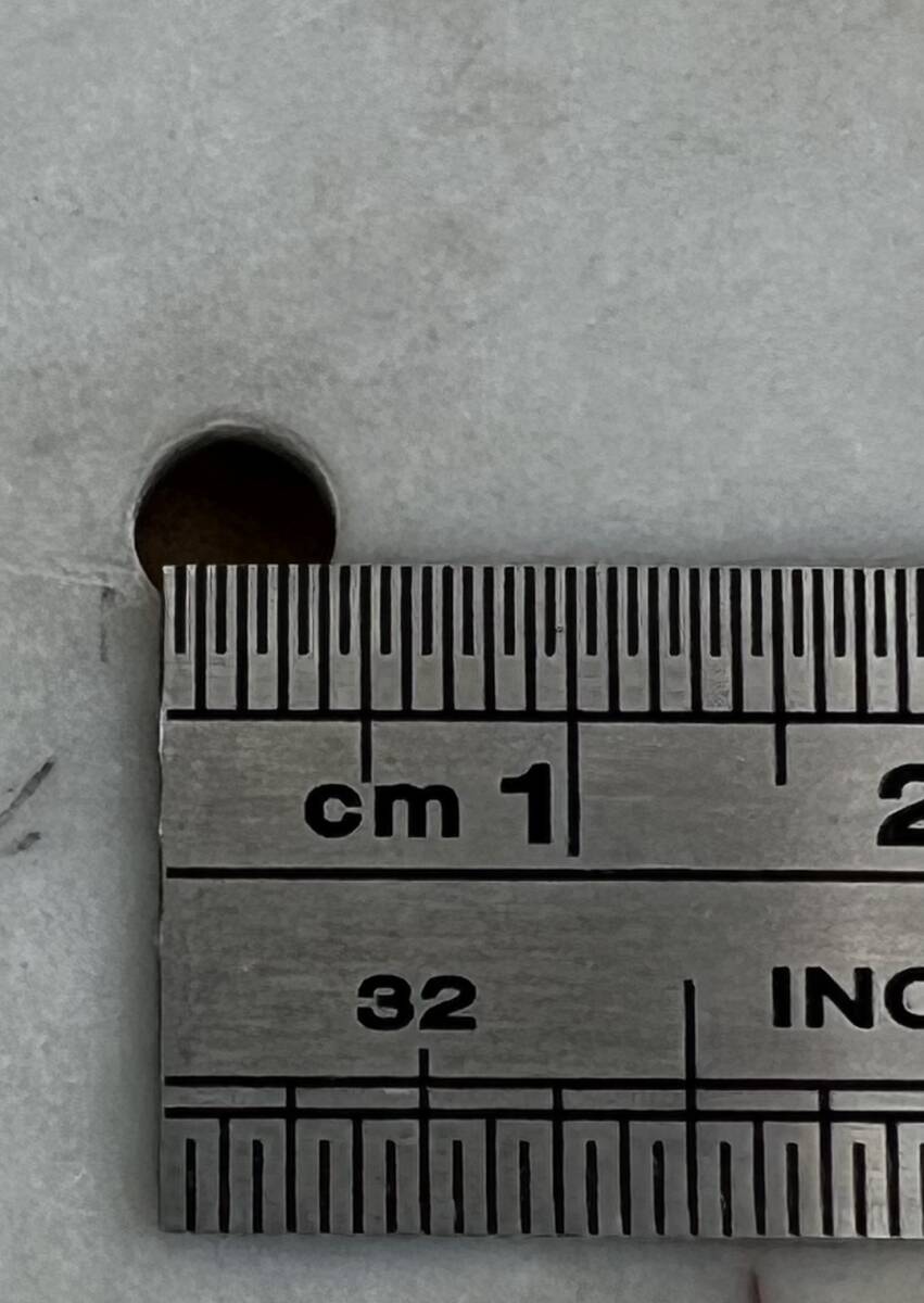 ★★ 希少!★★ 未使用品!★★ ハードアルカンサス 天然石 ★★ MADE IN USA ★★ 50パイ X 厚み5 X 穴径5 ★★ HT-280_画像4