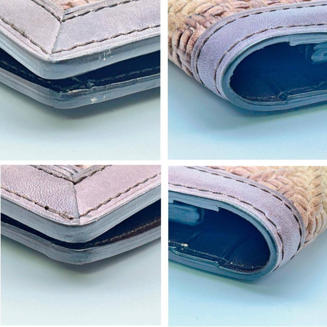 【鑑定済み!】ベルルッティ マティス 二つ折り レザー 長財布 ブラウン_画像9