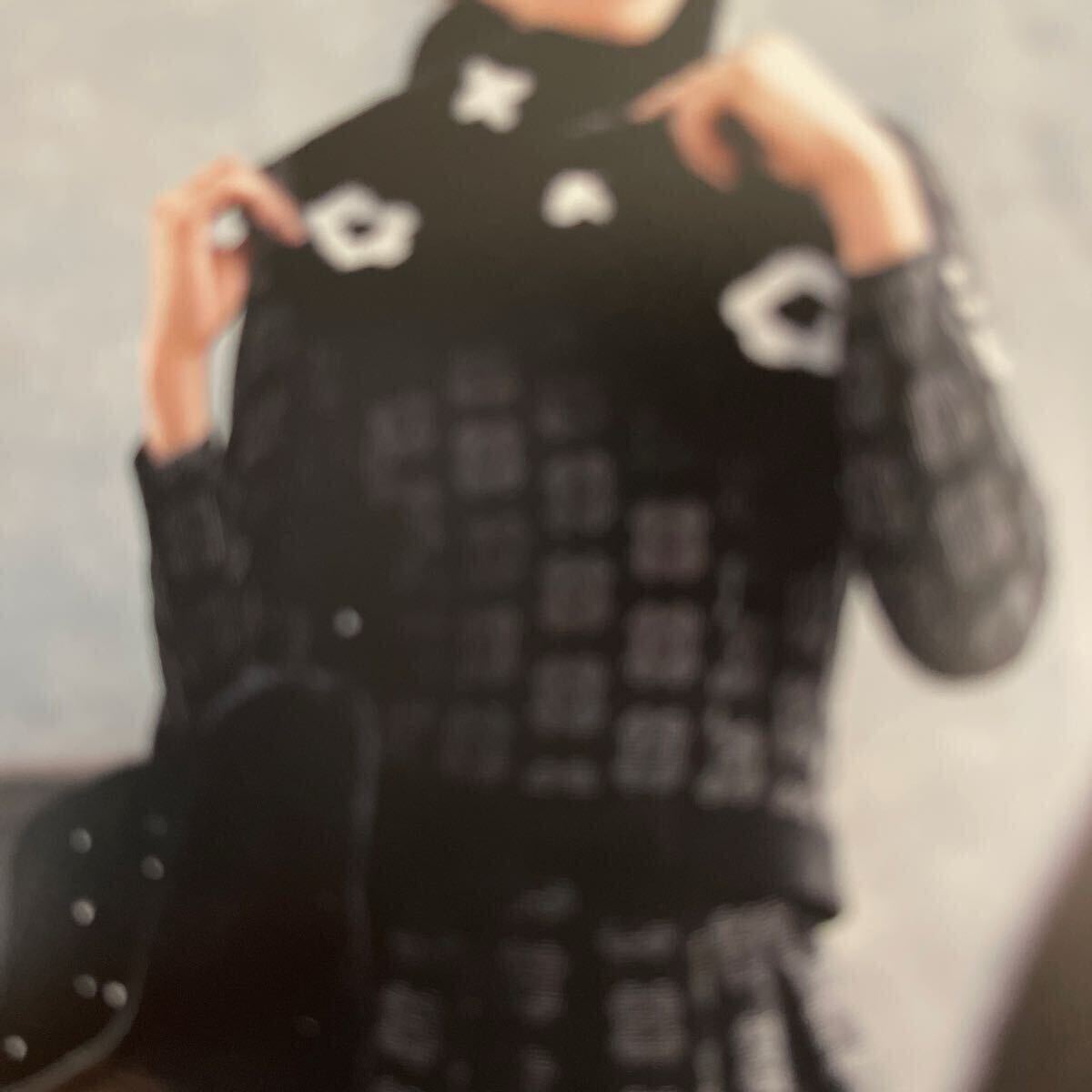 【超美品】エムズグレイシー　カタログ掲載　デイジー花モチーフ／パール装飾袖／リボン裾／トップス　黒　38