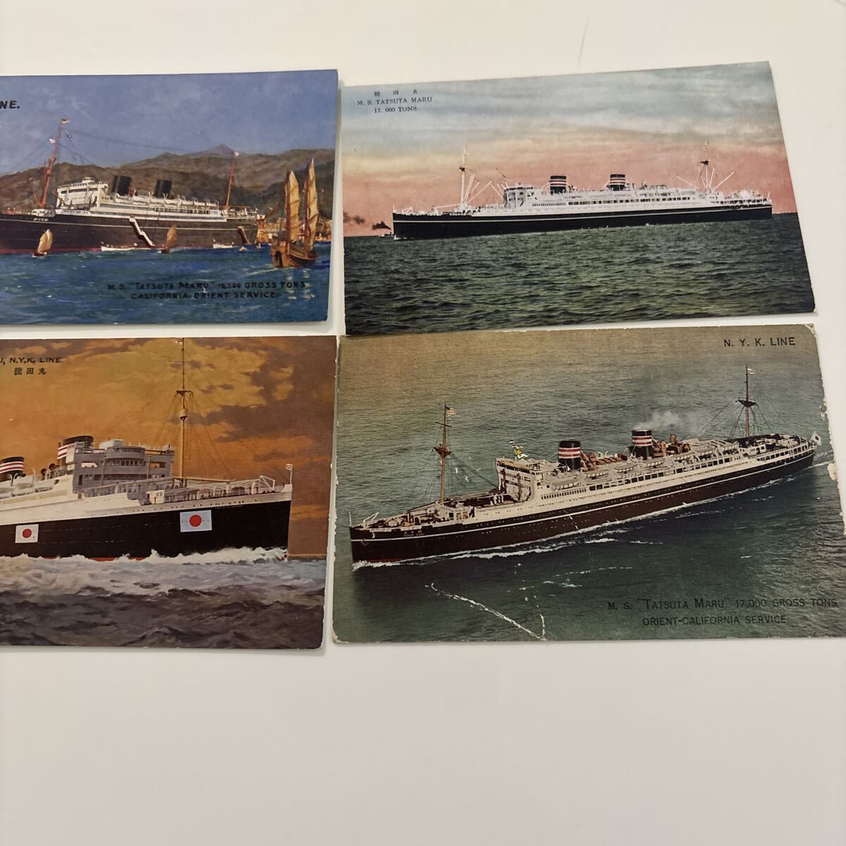 船舶　絵葉書　龍田丸_画像1