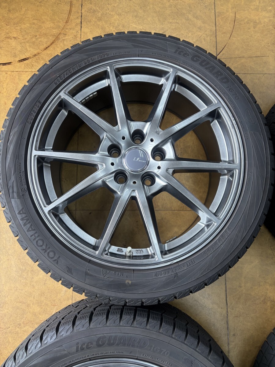 中古4本 LF SPORT レクサスIS 30系 235/45R18 98Q 2021年製 レクサス専用 球面座 is_画像5