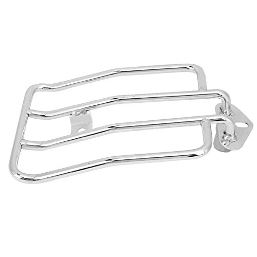 リアラゲッジラック バイク荷物ブラケット ステンレス鋼製(シルバー) 260 x 16mm 後部取り付けラック XL883 / 1200 X48に適用_画像2