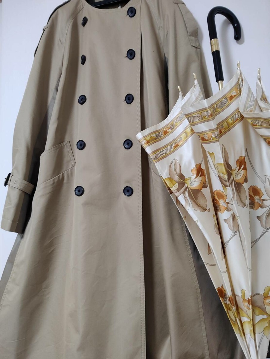 ☆極美品☆ レオナール 傘 送料込み 長傘 お花柄_画像8
