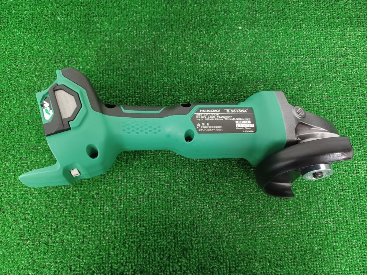 1 иен старт [ не использовался товар ]HiKOKI( Hitachi Koki ) 100.36v беспроводной диск g линия da( корпус только ) G3610DA(NN) электроинструмент /ITD28YLVWIDS