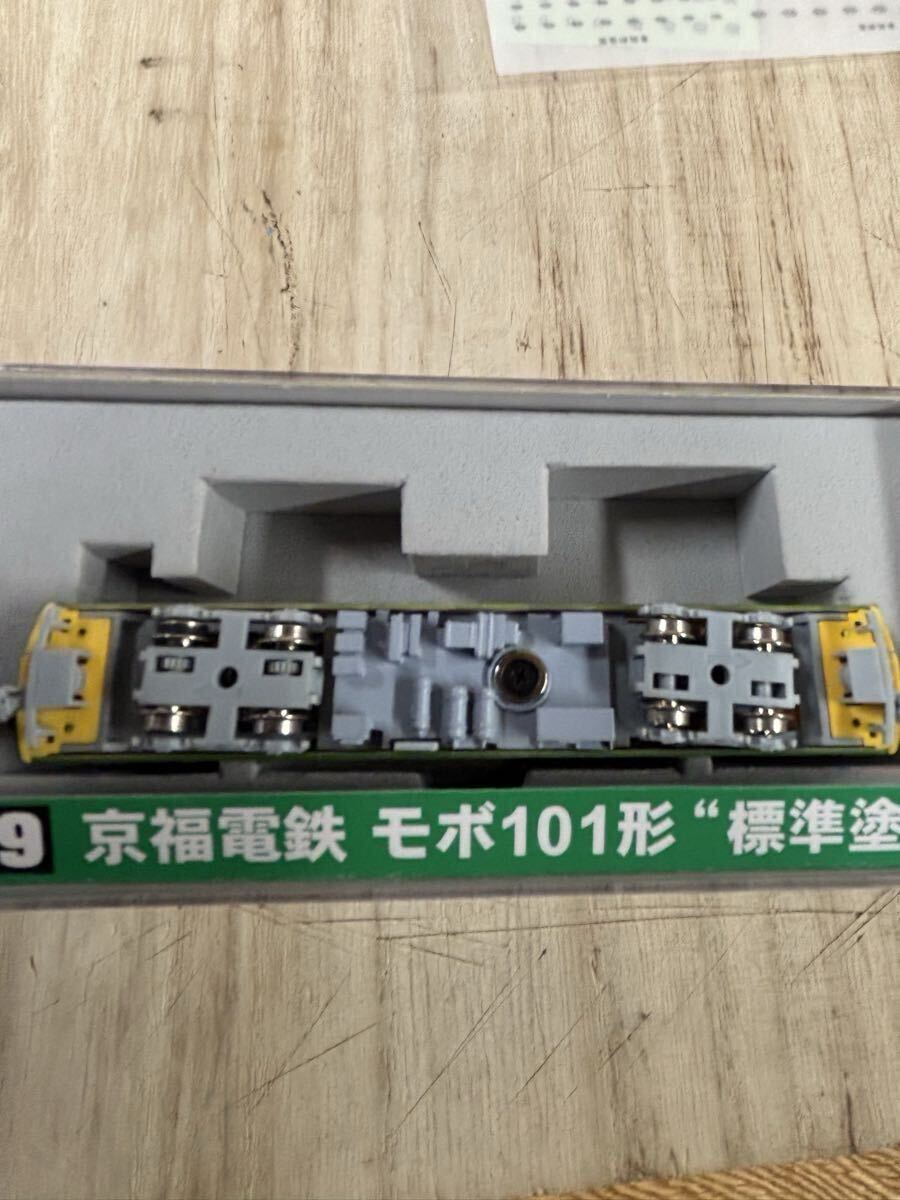 1円スタート モデモ　NT69 京福電鉄　モボ101形　M車　ワイパー欠品　ジャンク_画像6