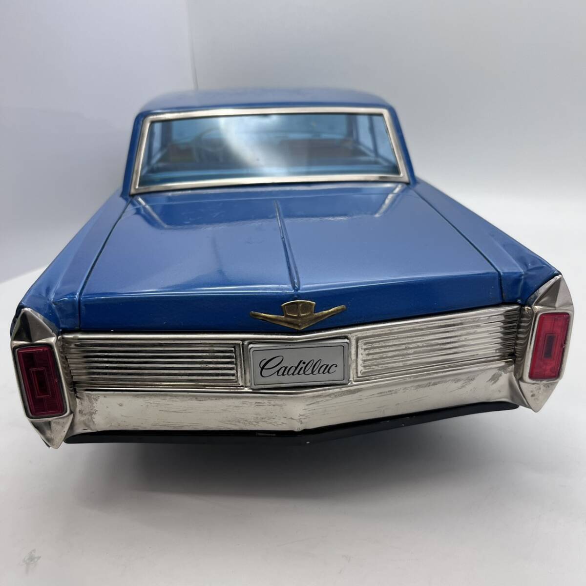 A14543　中古品　野村トーイ　希少品　特大ブリキミニカー　CADILLAC　スーパーキャデラック　全長約64cm_画像10