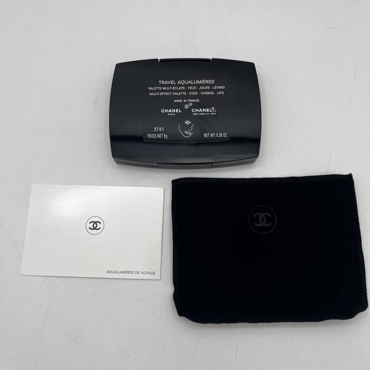 A14280 未使用品 CHANEL シャネル メイクアップパレット アイシャドウ リップ チーク パレット _画像5