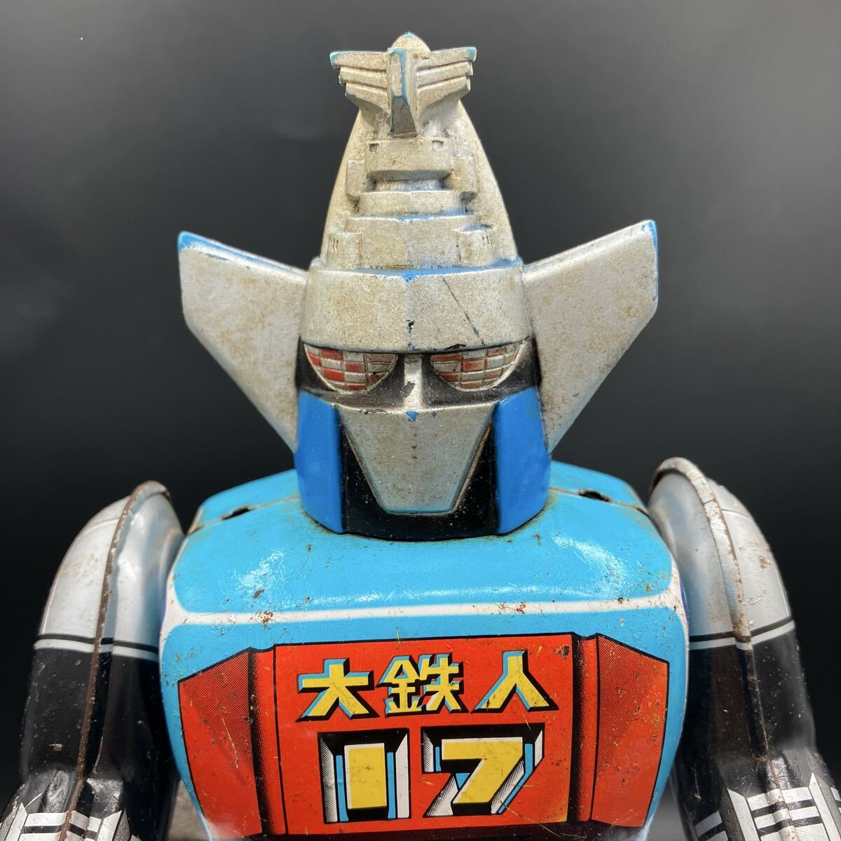 当時物　ブリキ玩具　大鉄人　17 昭和レトロ　ポピー　歩行　ゼンマイ　_画像3