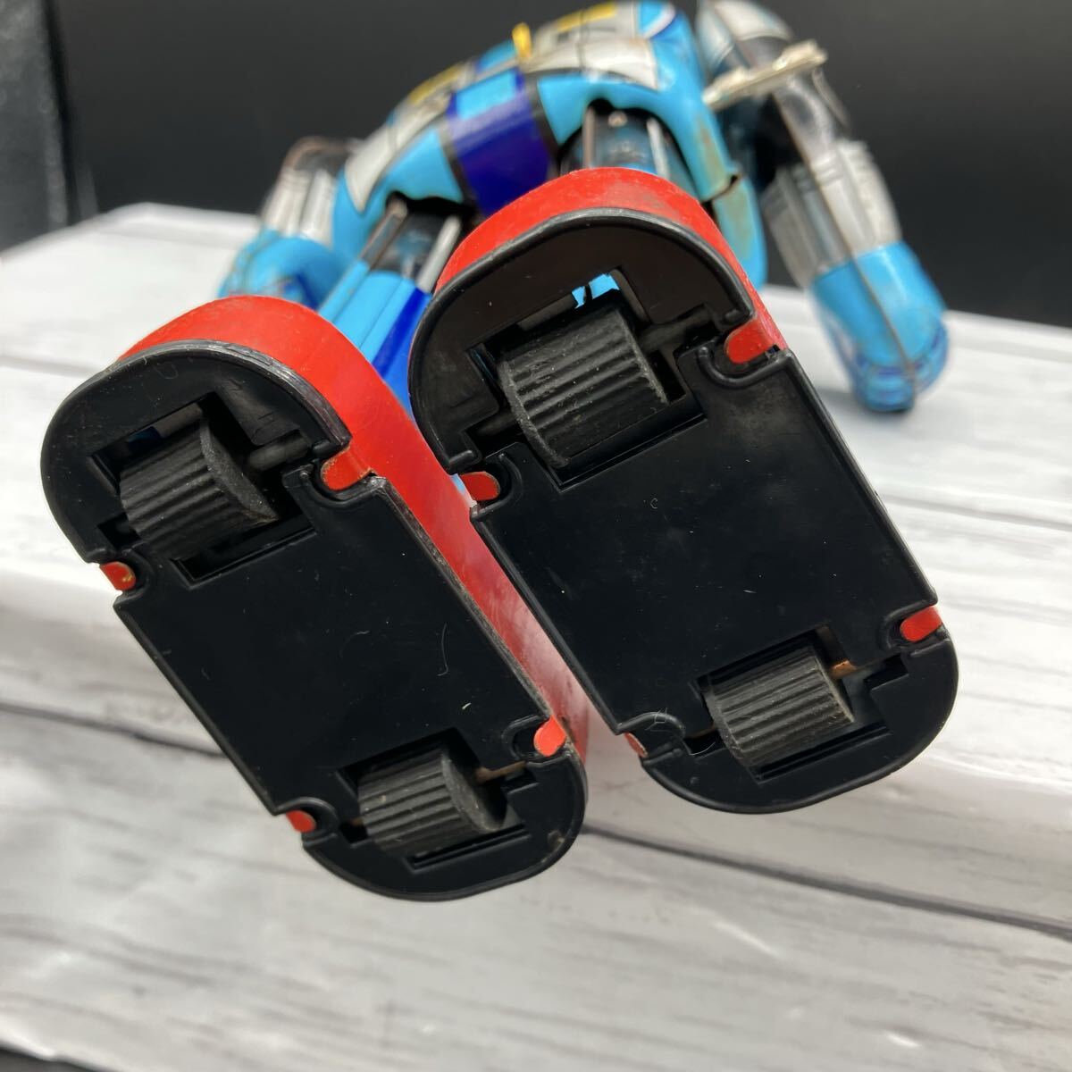 当時物　ブリキ玩具　大鉄人　17 昭和レトロ　ポピー　歩行　ゼンマイ　_画像10