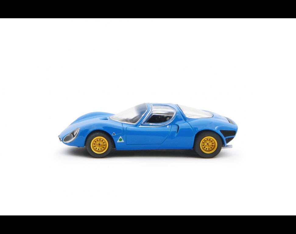 LAUDORACING 1/64 アルファロメオ 33 ストラダーレ 1967 ブルー プロトタイプ Alfa Romeo Stradale_画像3