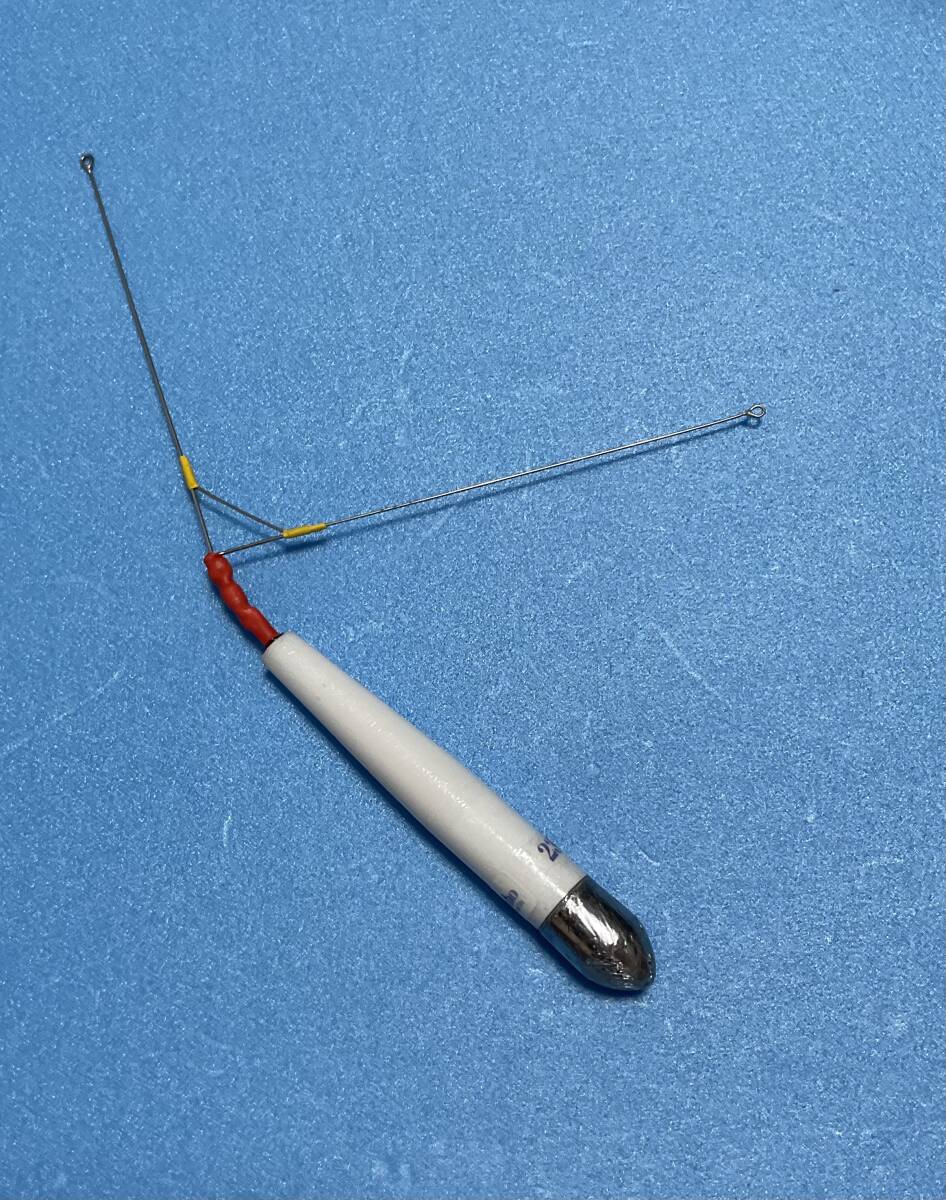 投げシンカー Approx発泡半ブラシンカー 20号3本セット 半ブラ天秤発泡シンカー フロートオモリ ハンドメイド _画像4