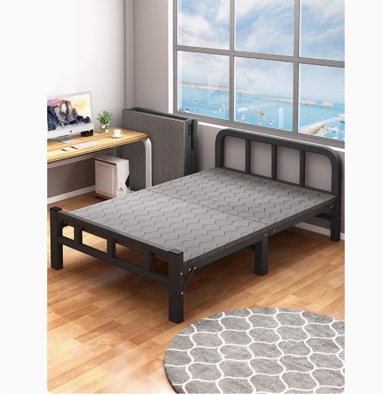 折りたたみベッド用シーツ / 折り畳みシーツ家庭用簡易ベッドオフィス用昼寝ベッド / オフィス用ナップマット大人用スチールベッド_画像1