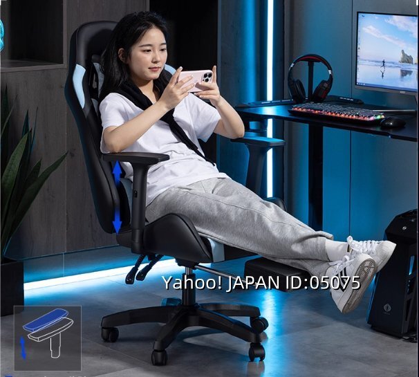 エースチー コンピューターチェア 家用リクライニングオフィス学生寮 ゲームチェア 舒_画像4