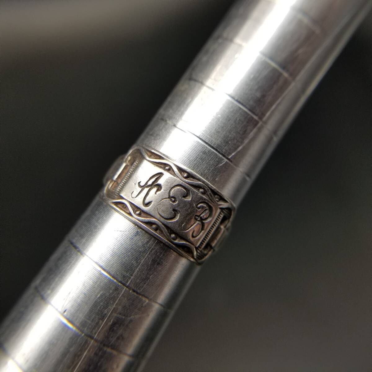 イニシャルレター AEB レトロ ウェーブ装飾 925 シルバー ヴィンテージ リング 銀 指輪 重ね付け スタイリッシュ ユニセックス Y24-X_画像8