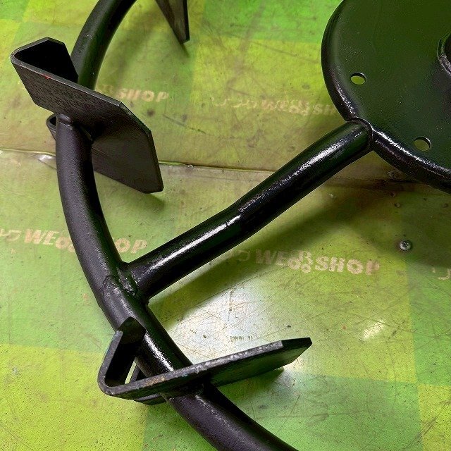 保留 福岡■ 田植機 用 補助車輪 セット 六角軸 鉄車輪 シャフト タイヤ 左右 部品 パーツ 田植え 鉄 補助 車輪 中古 ■14-_画像6