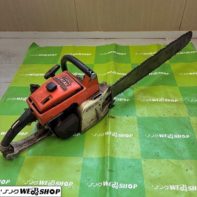 【現状 未清掃】1円 長野 ★直接引取限定★ スチール チェンソー 041AV 部品取 STIHL 切断機 パーツ 木材 裁断機 薪 丸太 伐採 ジャンク品_画像1