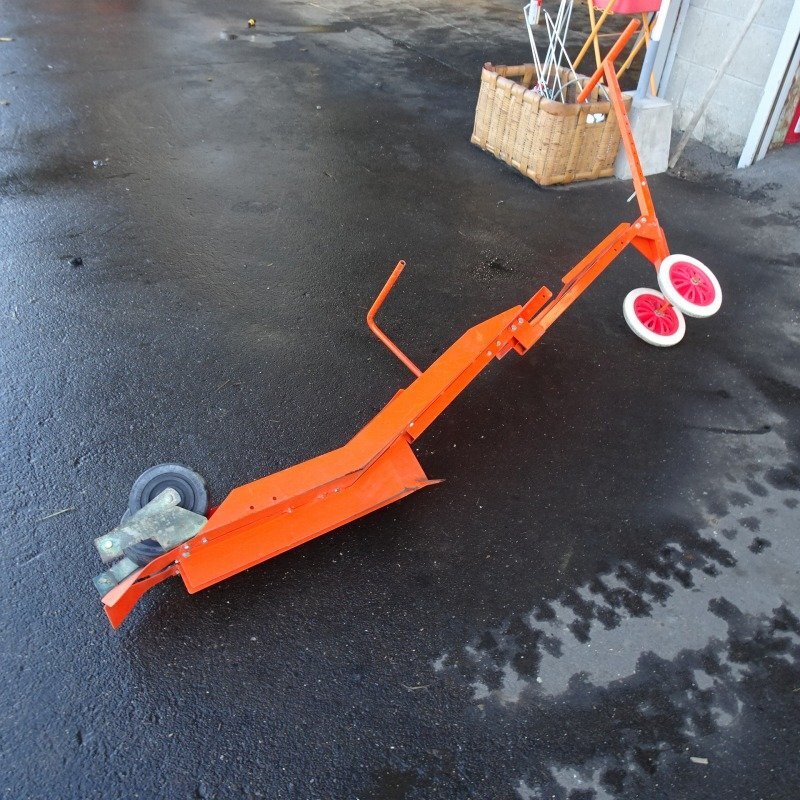 香川 日甜 ひっぱりくん HP-16 1条 チェーンポット 簡易移植器 溝切り 植付 土寄せ 鎮圧 ネギ 葱 ★直接引取限定★ 四国 中古_画像6