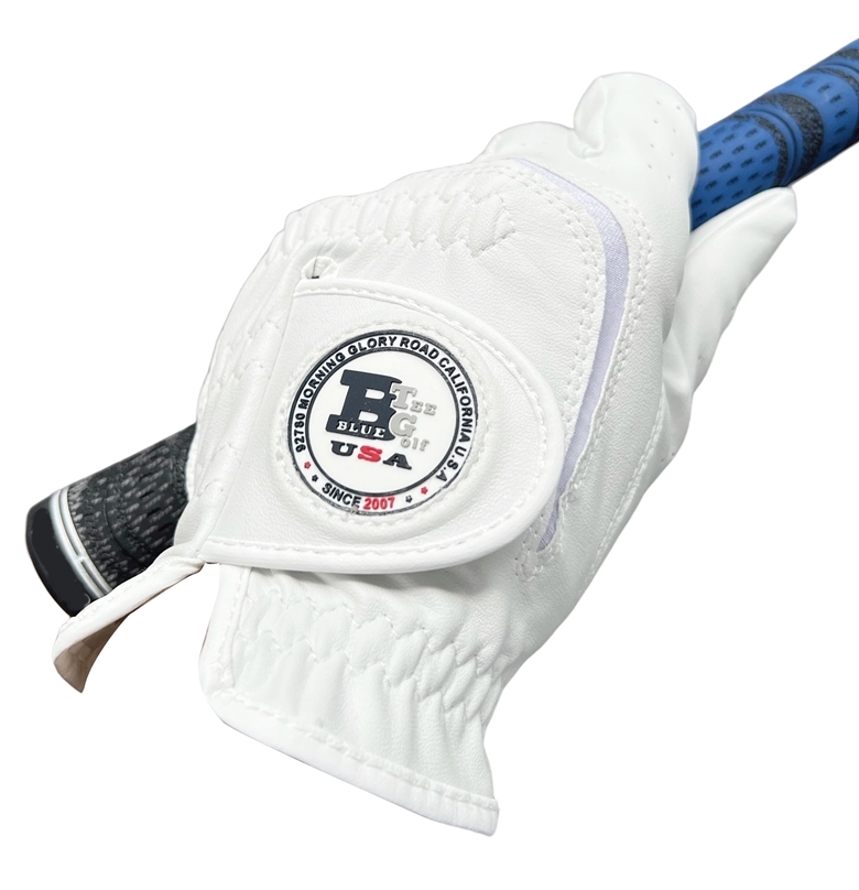 ☆２枚セット♪【24cm】ブルーティーゴルフ【最高級国産合成皮革使用】ハイグレード合成皮革グローブ GLHG001 お試しキャンペーン送料無料_画像5