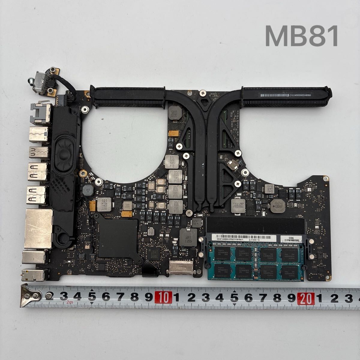  материнская плата? Macbook pro для?[MB81]15inch? 820-2915-B? EMC2563 4GB 2R×8? 10600S-9-10-F2? PC детали основа утиль 