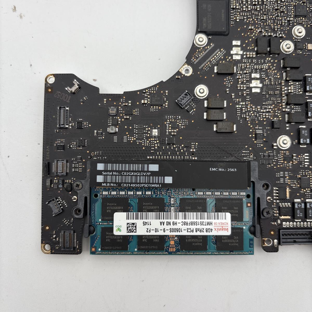  материнская плата? Macbook pro для?[MB81]15inch? 820-2915-B? EMC2563 4GB 2R×8? 10600S-9-10-F2? PC детали основа утиль 