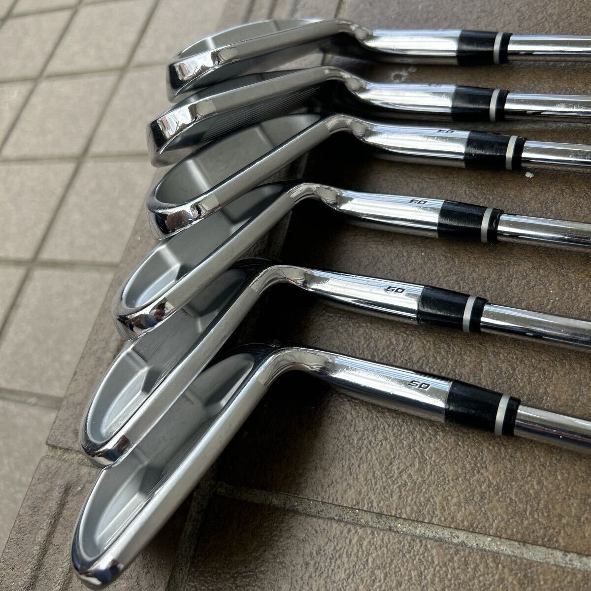 【美品】ナイキ NIKE PRO COMBO OS FORGED アイアン 5〜9.PW 6本セット NSPRO950GH S_画像9