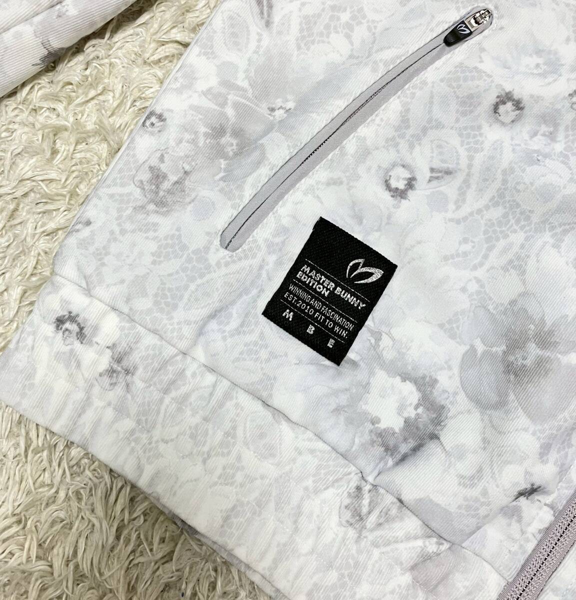 【2022年モデル★】サイズ1 美品 マスターバニーエディション●花柄 ストレッチ ジャケット ブルゾン パーカー (10)_画像5