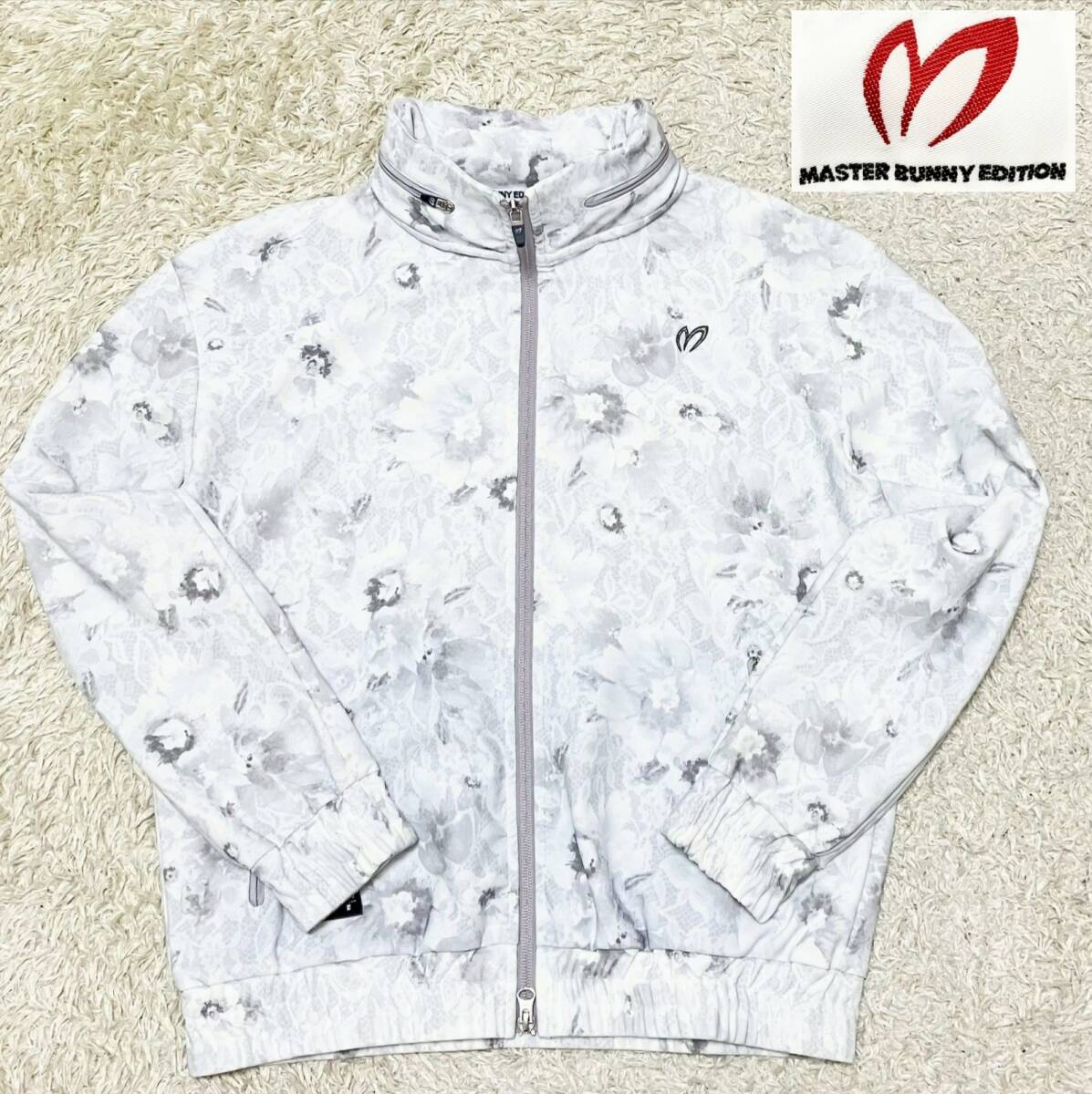【2022年モデル★】サイズ1 美品 マスターバニーエディション●花柄 ストレッチ ジャケット ブルゾン パーカー (10)_画像1