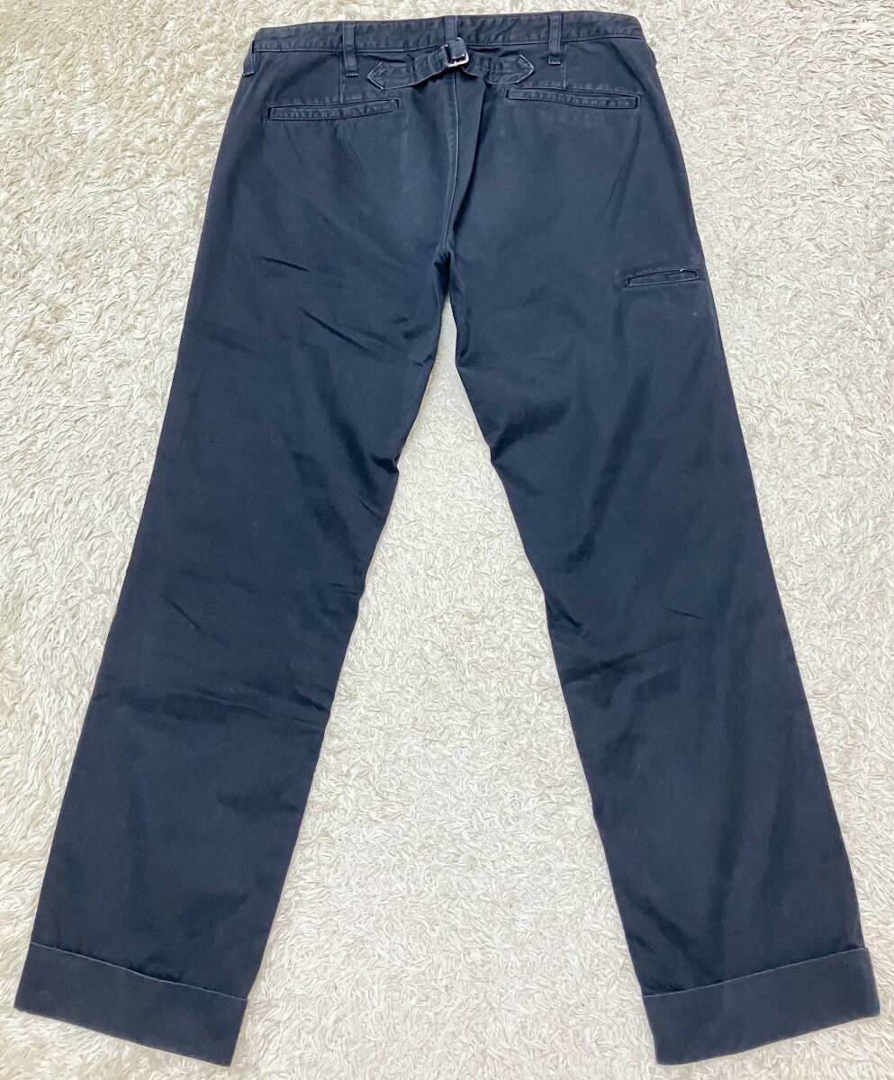【大きいサイズXL★】Mountain Research チノパン トラウザーパンツ 黒◆Piped Stem Pants☆マウンテンリサーチ (10)_画像5