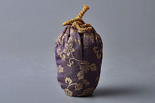 k375【和み】茶道具 時代 古瀬戸茶入 仕覆付 合箱 検 茶道具煎茶道具中国古玩台湾煎茶民藝美術品李朝高麗新羅清朝書道具の画像8