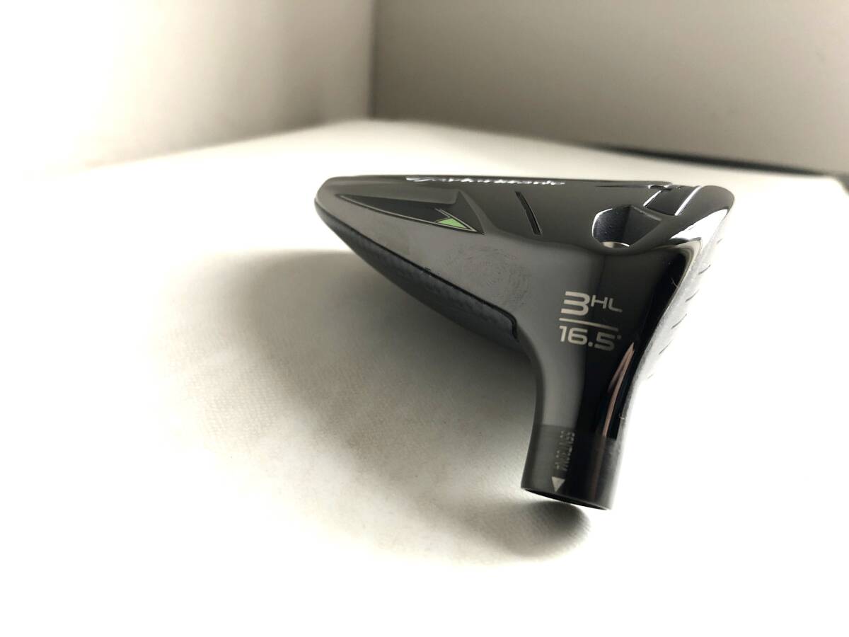 かなり美品 テーラーメイド Qi35 3HL 16.5° フェアウェイ ヘッド 単体 ヘッドカバー付き 日本仕様正規品 ヘッドのみ　GOLFJAPAN_画像3