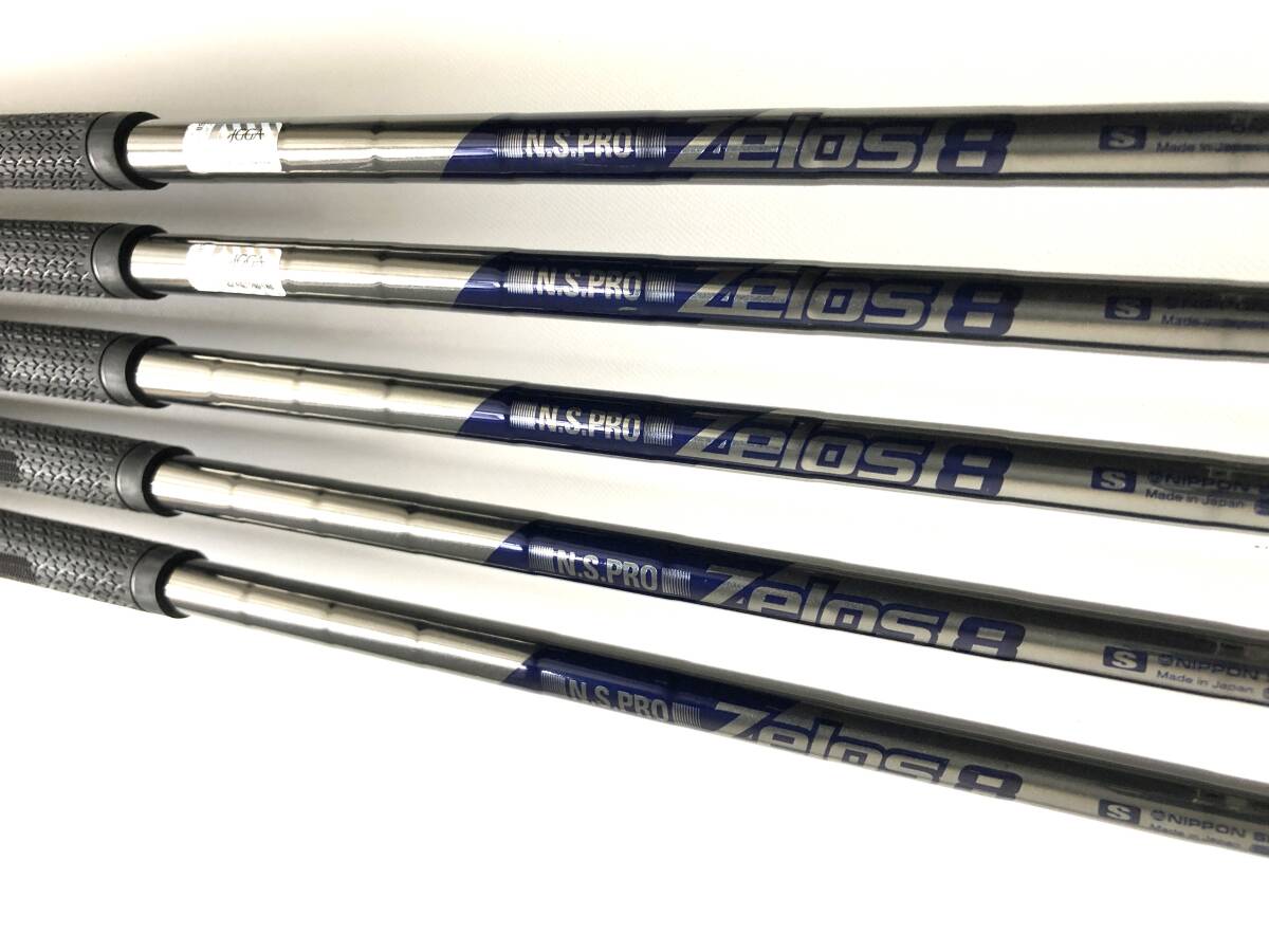 美品 キャスコ KASCO Dolphin IRON DI-119 ドルフィン アイアン ブラック 6-10 5本 NS Zelos8 S モーダス 日本仕様正規品 GOLFJAPAN_画像5