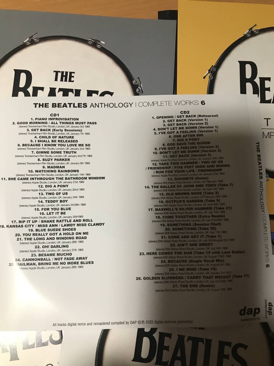 ビートルズ　The Beatles Anthology1.2.3.4.5.6 セット 6タイトル新古品未視聴輸入プレス盤12CD John Lennon Paul McCartney George _画像3
