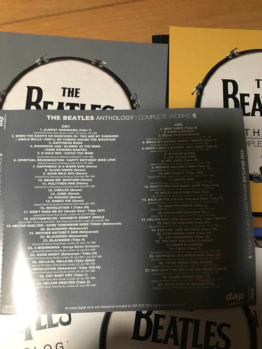 ビートルズ　The Beatles Anthology1.2.3.4.5.6 セット 6タイトル新古品未視聴輸入プレス盤12CD John Lennon Paul McCartney George _画像4