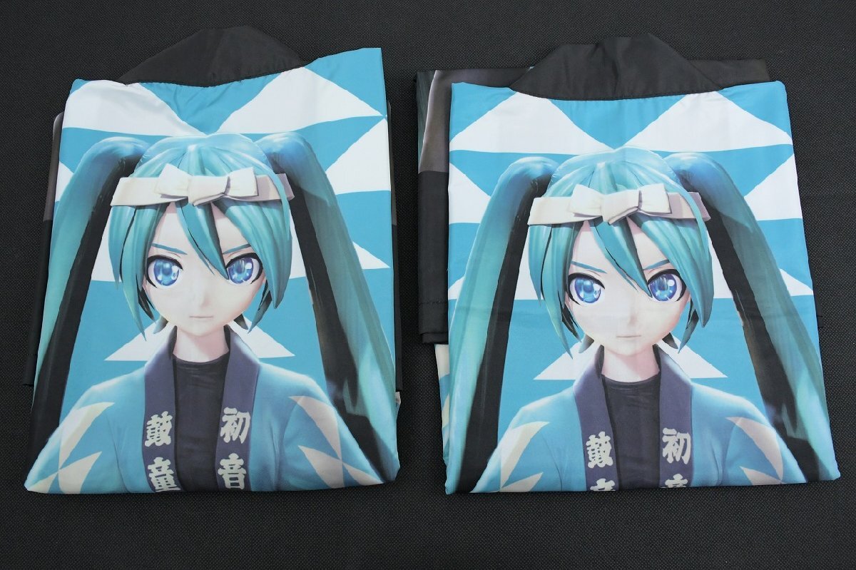 初音ミク×KODO 鼓童 2018 ハッピ 法被 半纏 2点セット_長Sm031_画像5