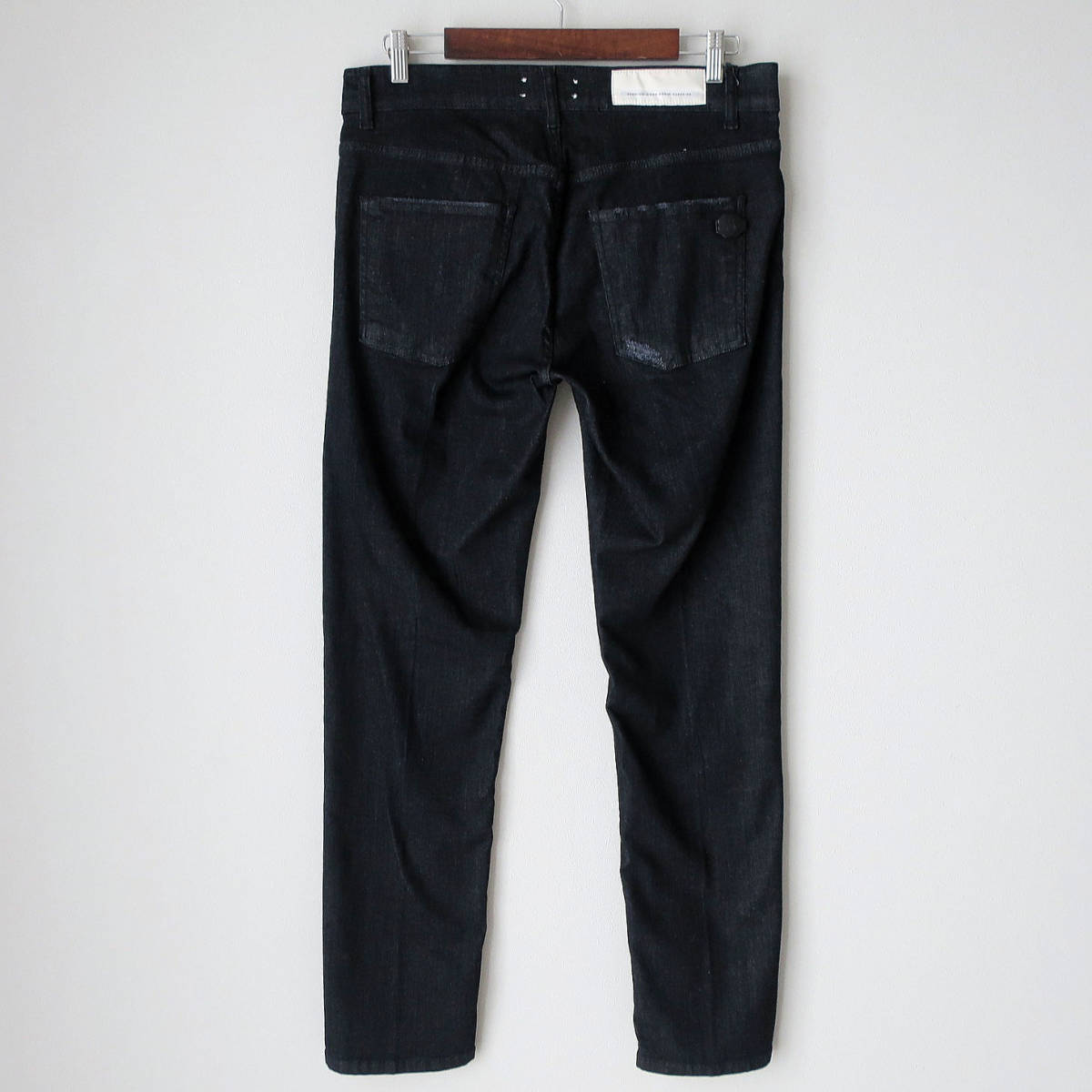 未使用 P.M.D.S. PREMIUM MOOD DENIM SUPERIOR 最高峰 イタリア製 デニム ジーンズ ストレッチ PMDS 黒 ブラック メンズ W36 2XL XXL_画像2