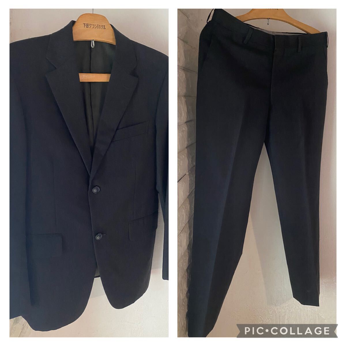 最上級 イングランド製 高島屋 スーツ セットアップ 検)ヴィンテージ USA us army リーバイスold 70s 60s y2k 大戦_画像1