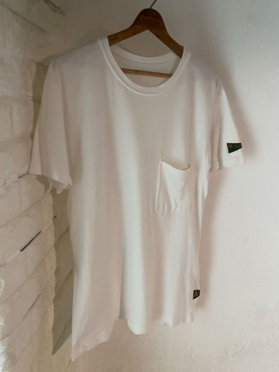 キャピタル ポケット Tシャツ ホワイト 検)ヴィンテージ USA us army リーバイスold 70s 60s y2k 大戦_画像1