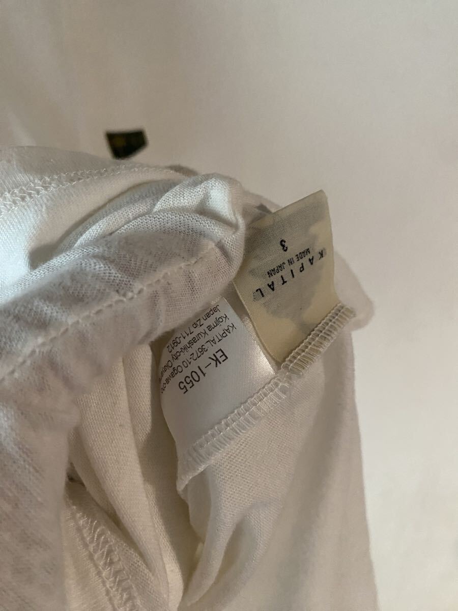 キャピタル ポケット Tシャツ ホワイト 検)ヴィンテージ USA us army リーバイスold 70s 60s y2k 大戦_画像7