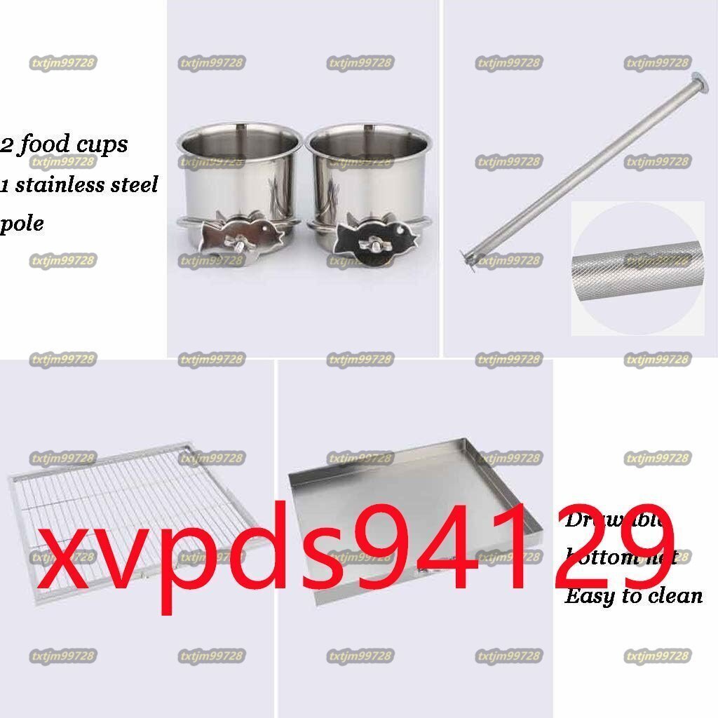  клетка для птиц * клетка роскошный . большой попугай клетка, средний двор голубь размножение клетка, квадратный. нержавеющая сталь сталь. клетка для птиц, с роликами .(56*49*90cm)